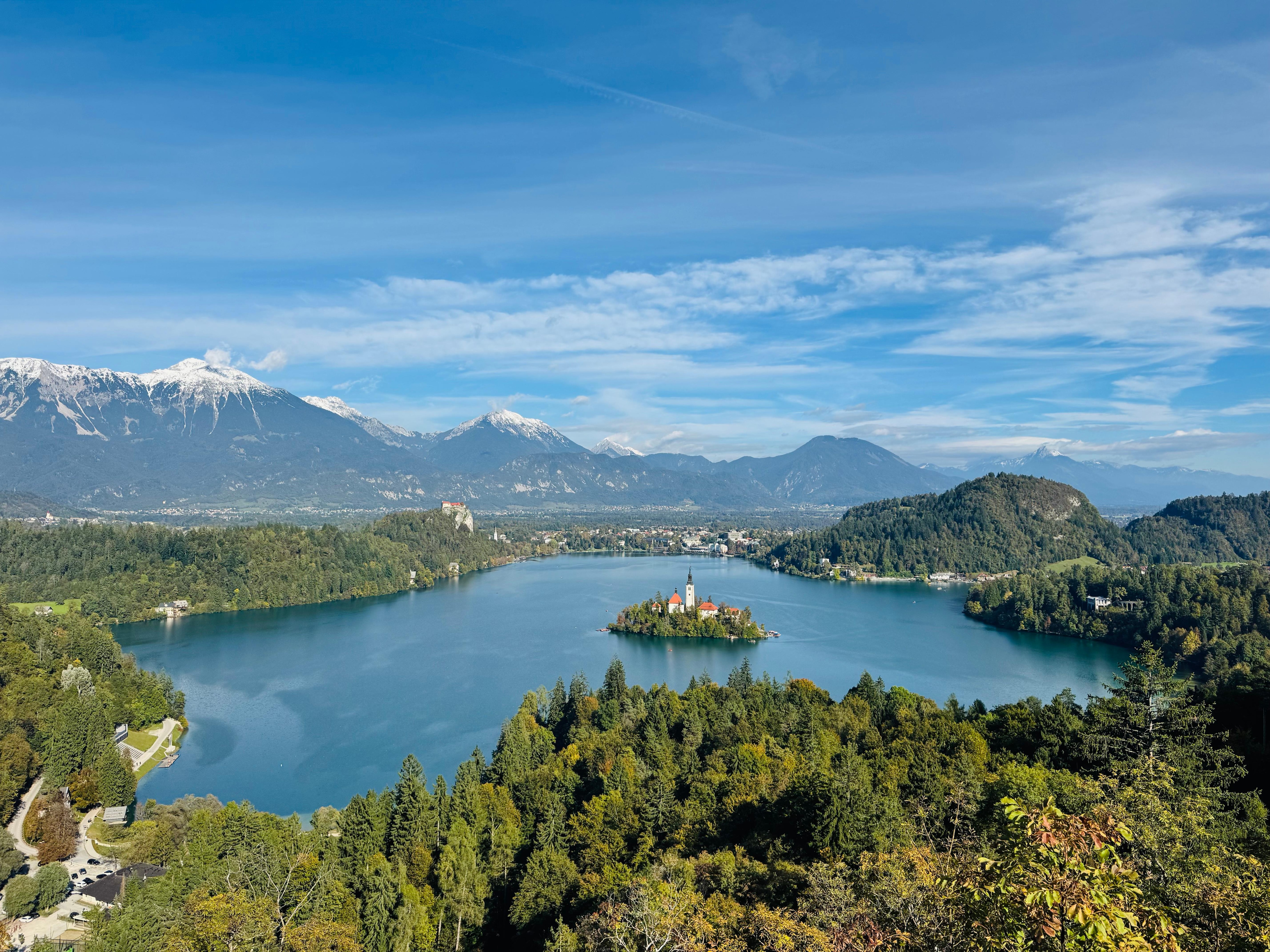 Lake Bled from the Ojstrica view point 
