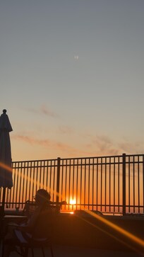 The beautiful sunset!