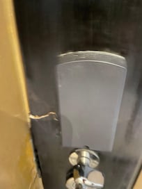 Broken door