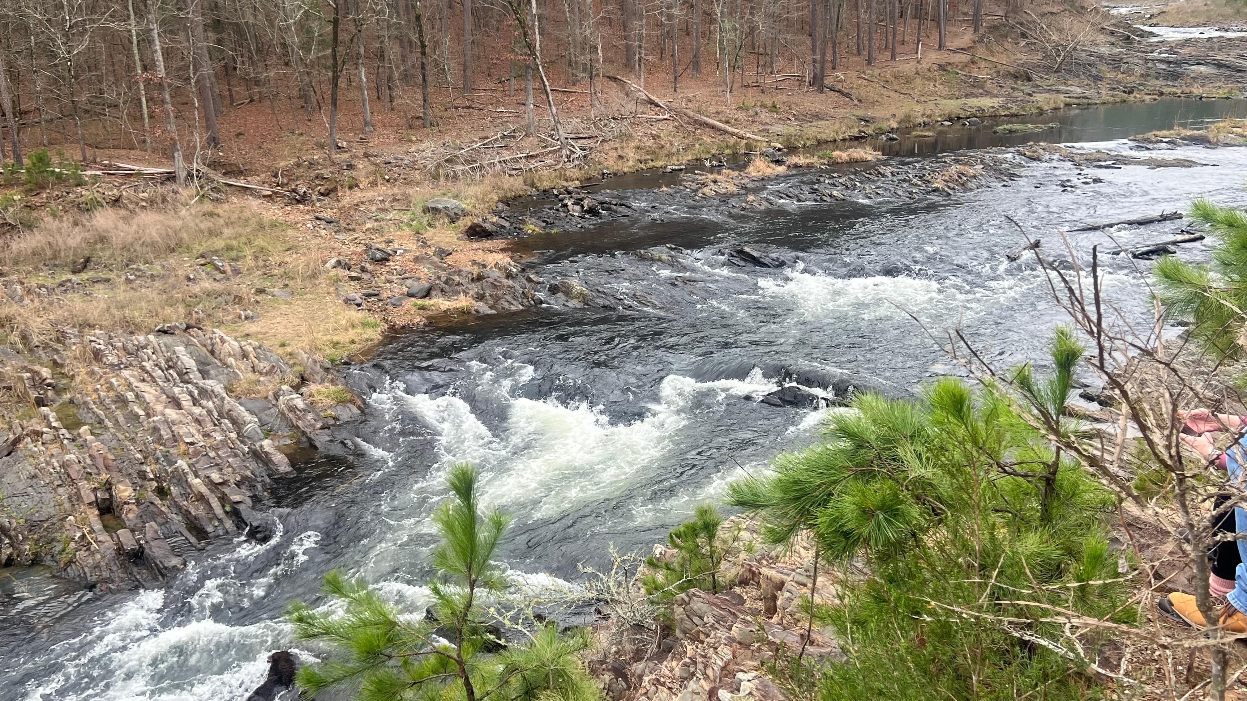 River on the friends hiking trail