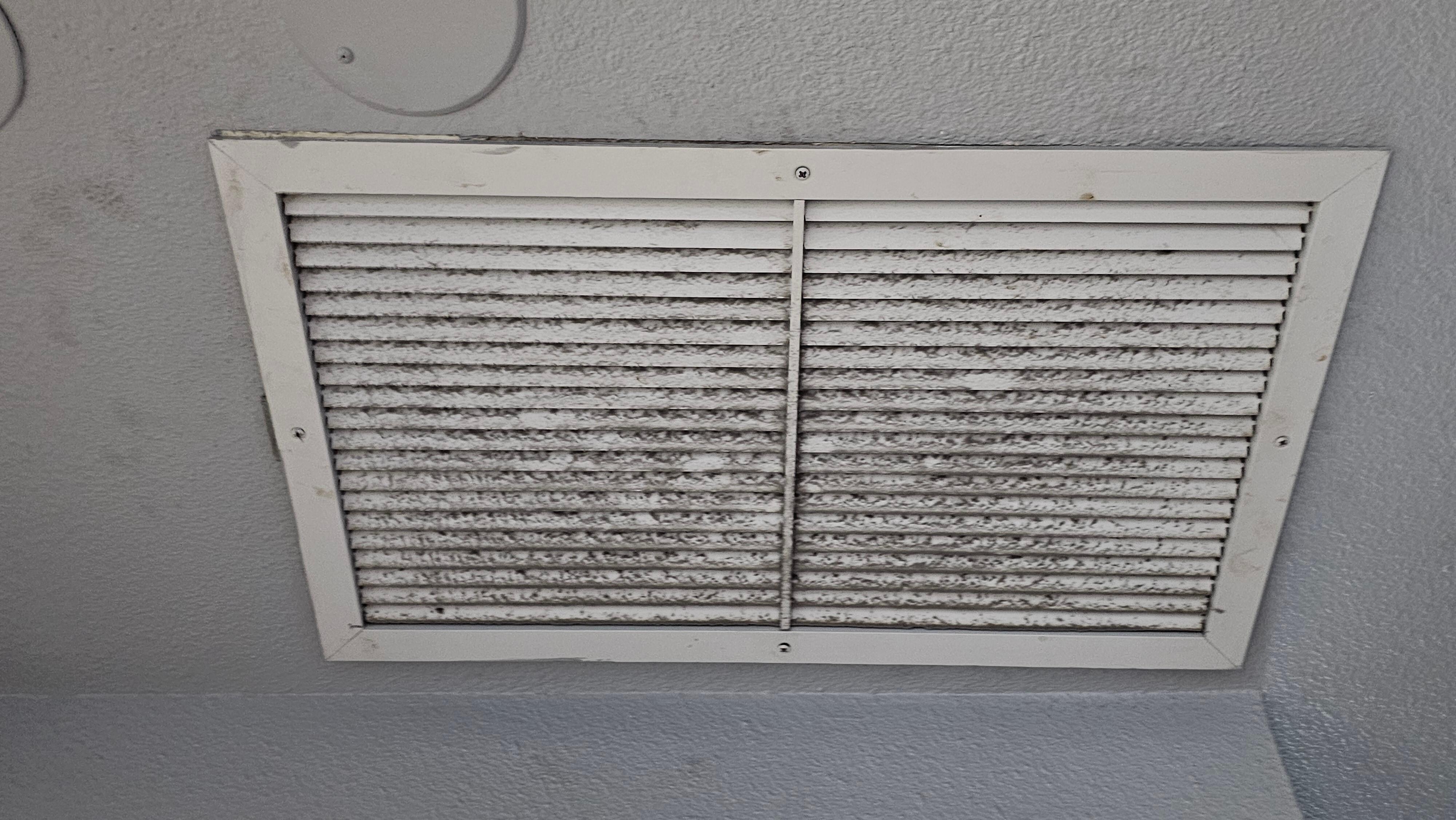 Dirty vent cover