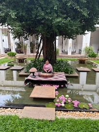 Morning breakfast area