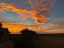 Sunrise from the porch