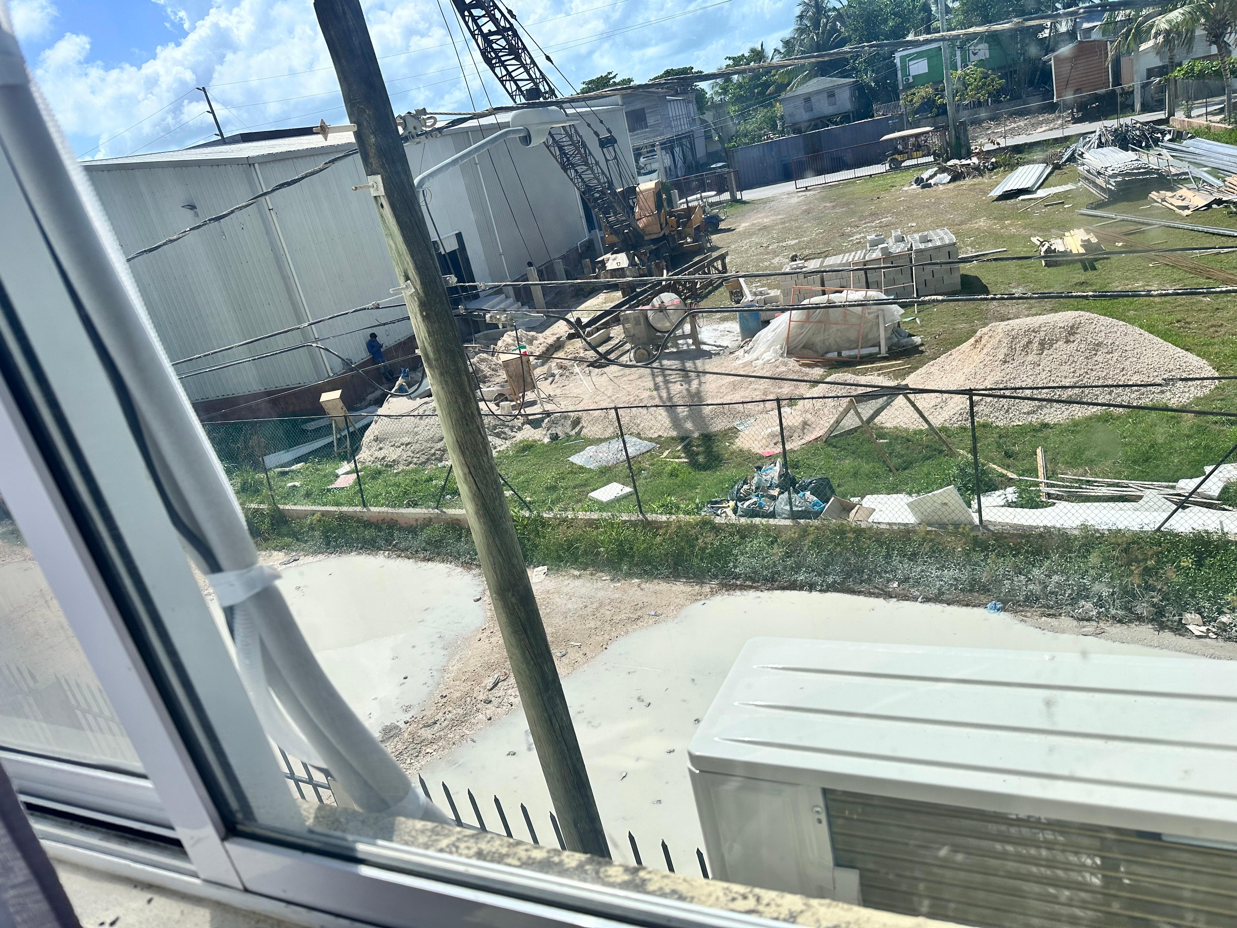 This is the view from the window 