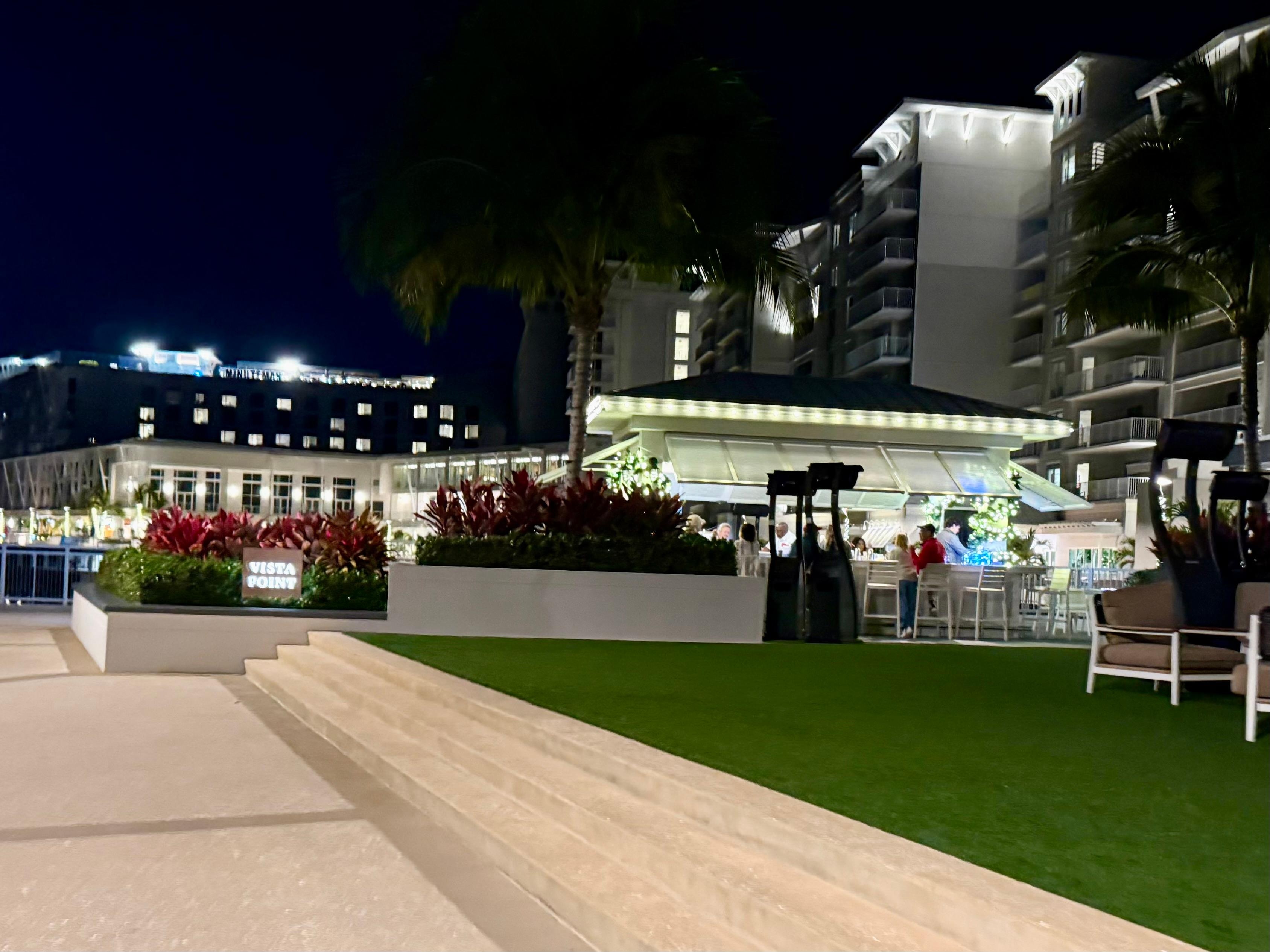 Outdoor bar. Lots of heaters if needed. 