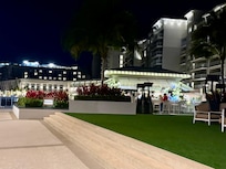 Outdoor bar. Lots of heaters if needed.