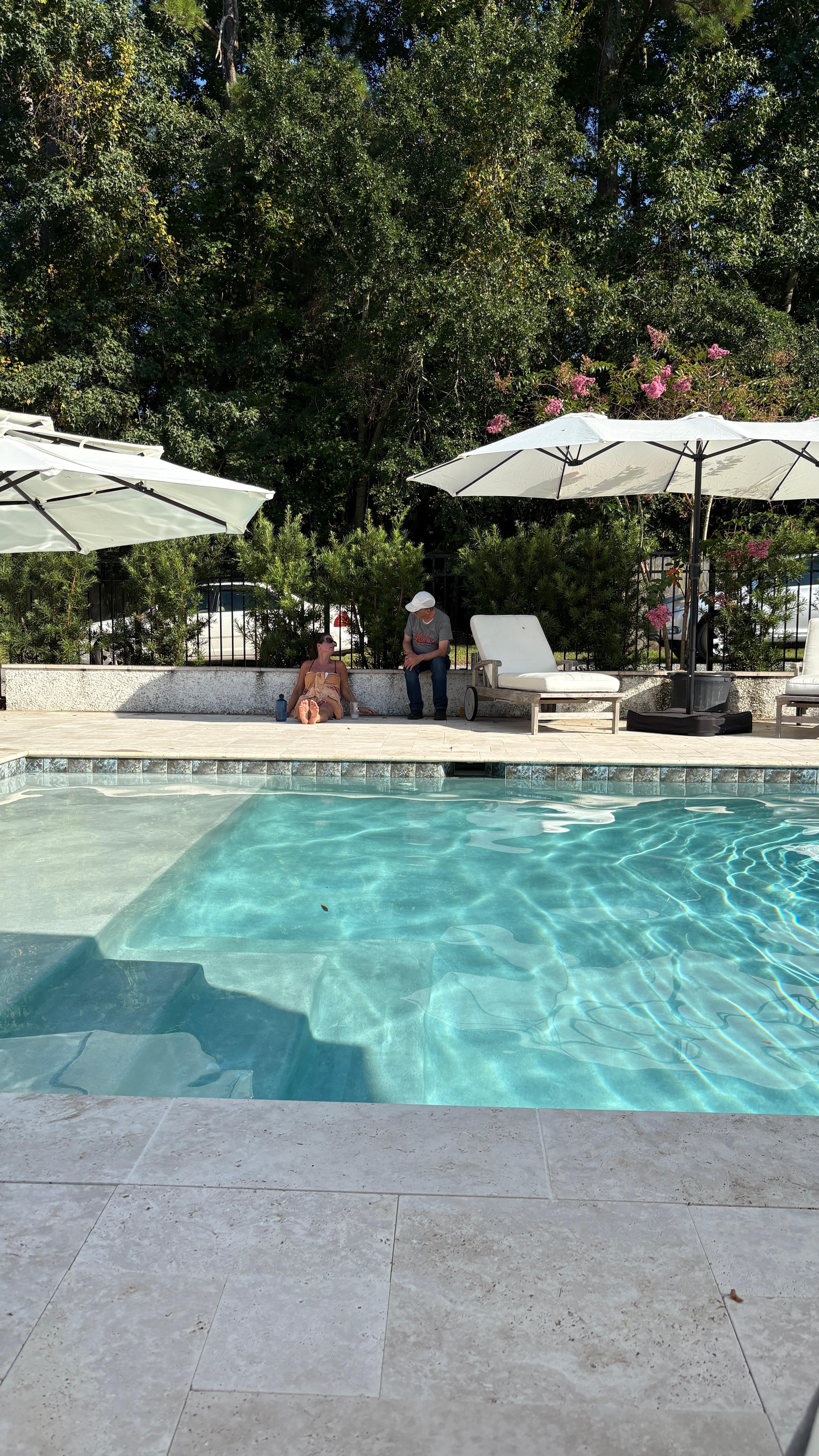 The pool area is perfect!