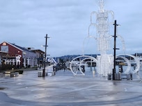 View out Jetty Bar & Grille