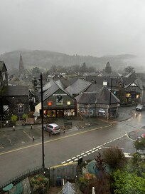 Room view - shame about the weather