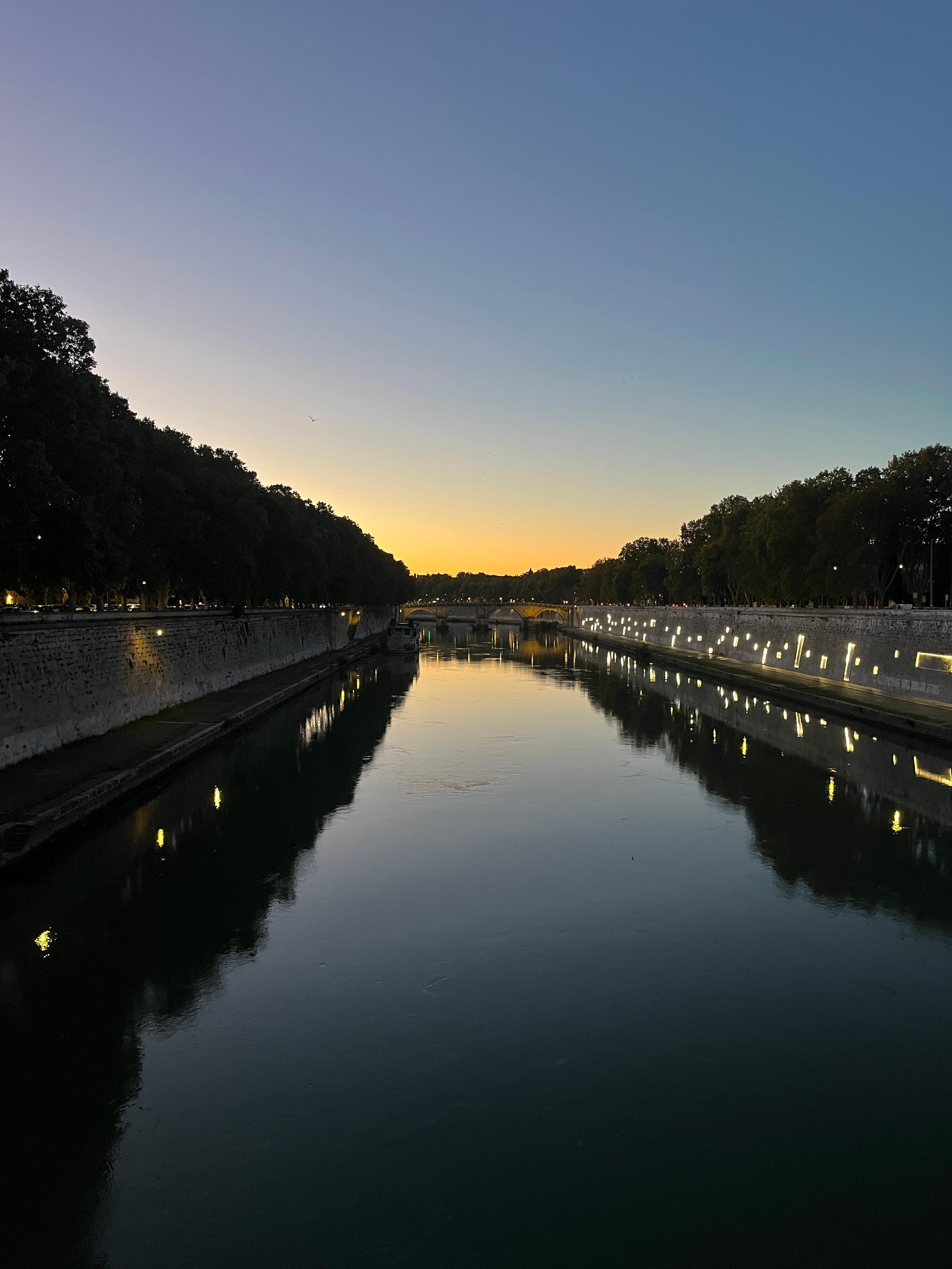 Tiber River sunrise