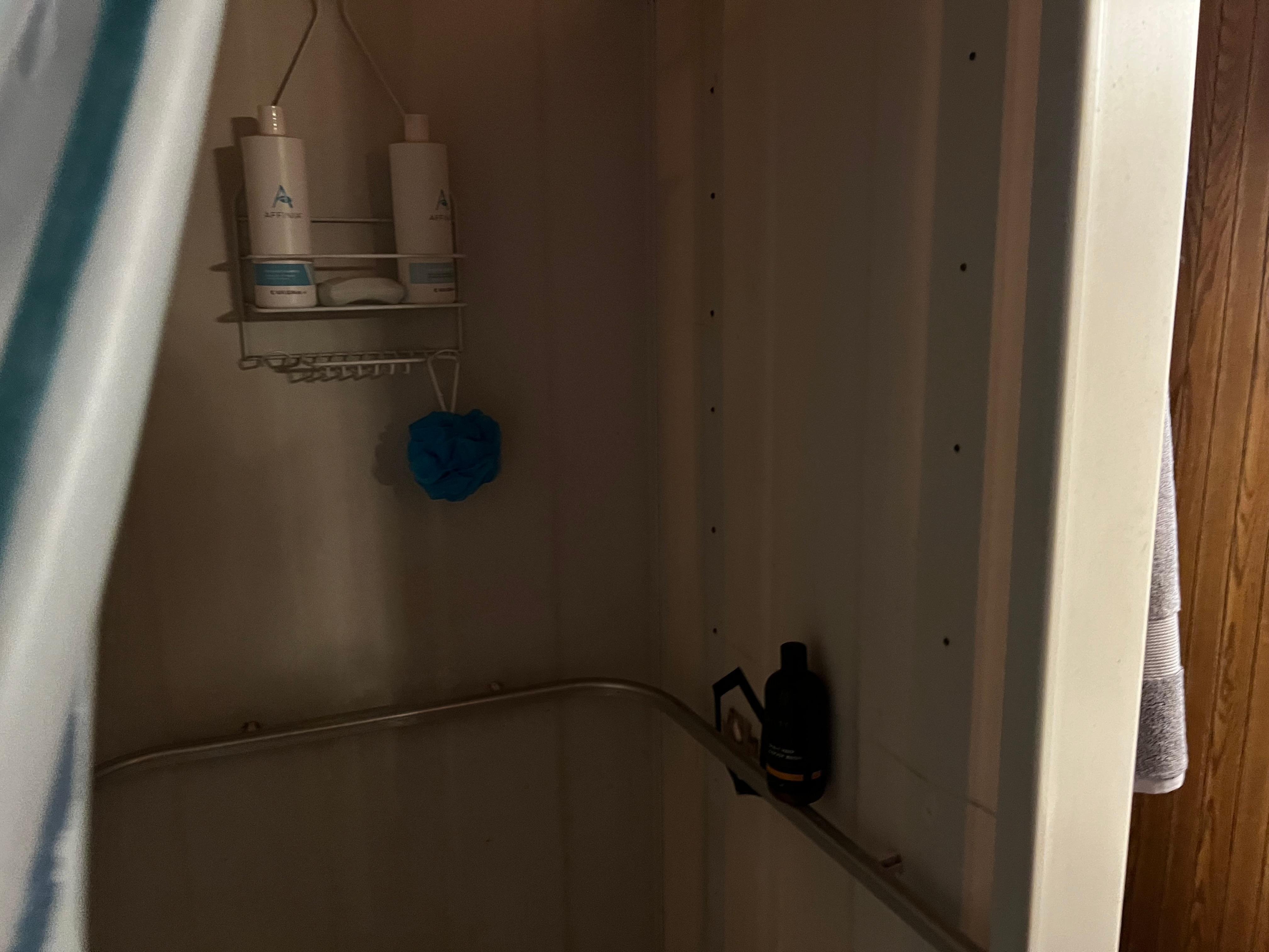 Shower area. Video available upon request. 