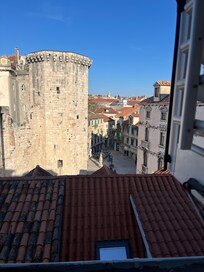 Udsigt fra vores værelse