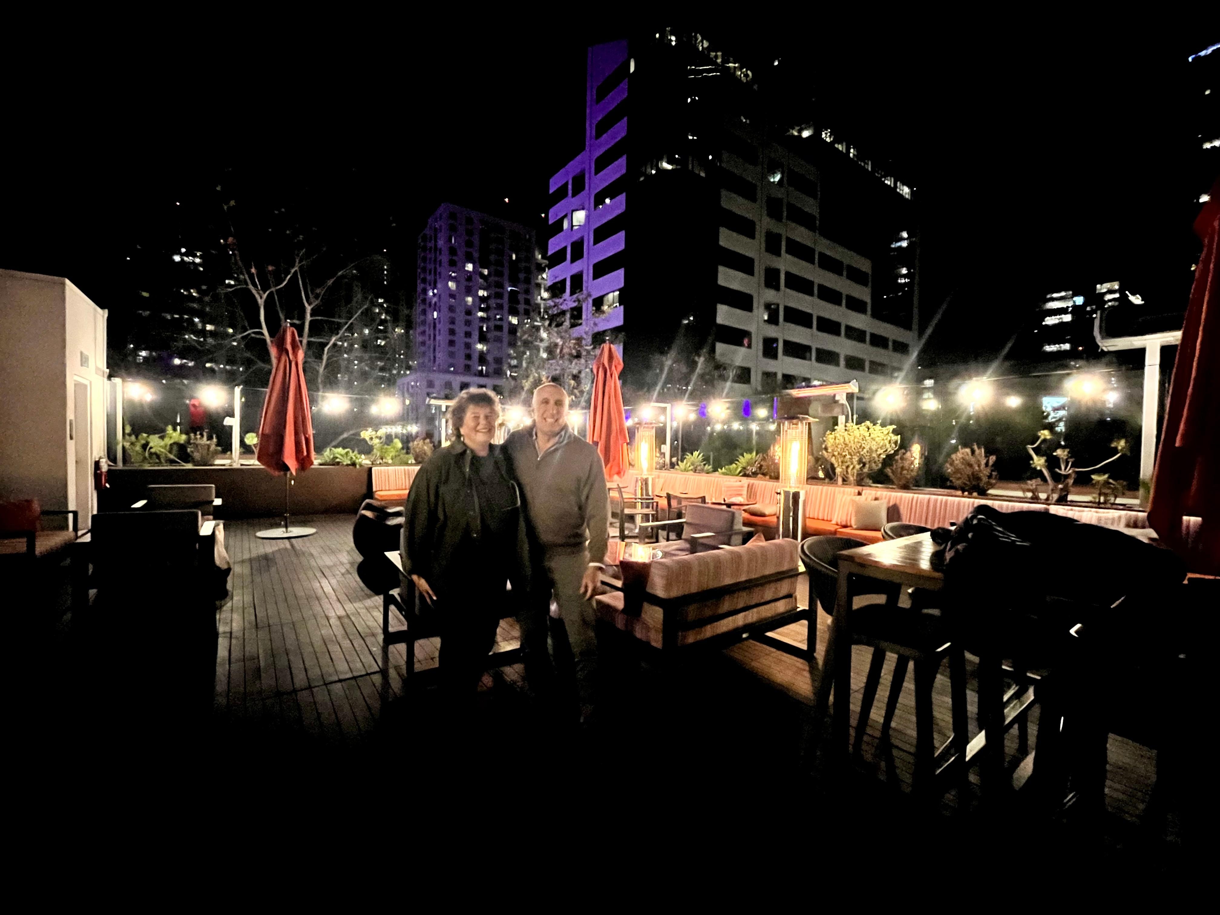 Beautiful views from Topside Terrace. 