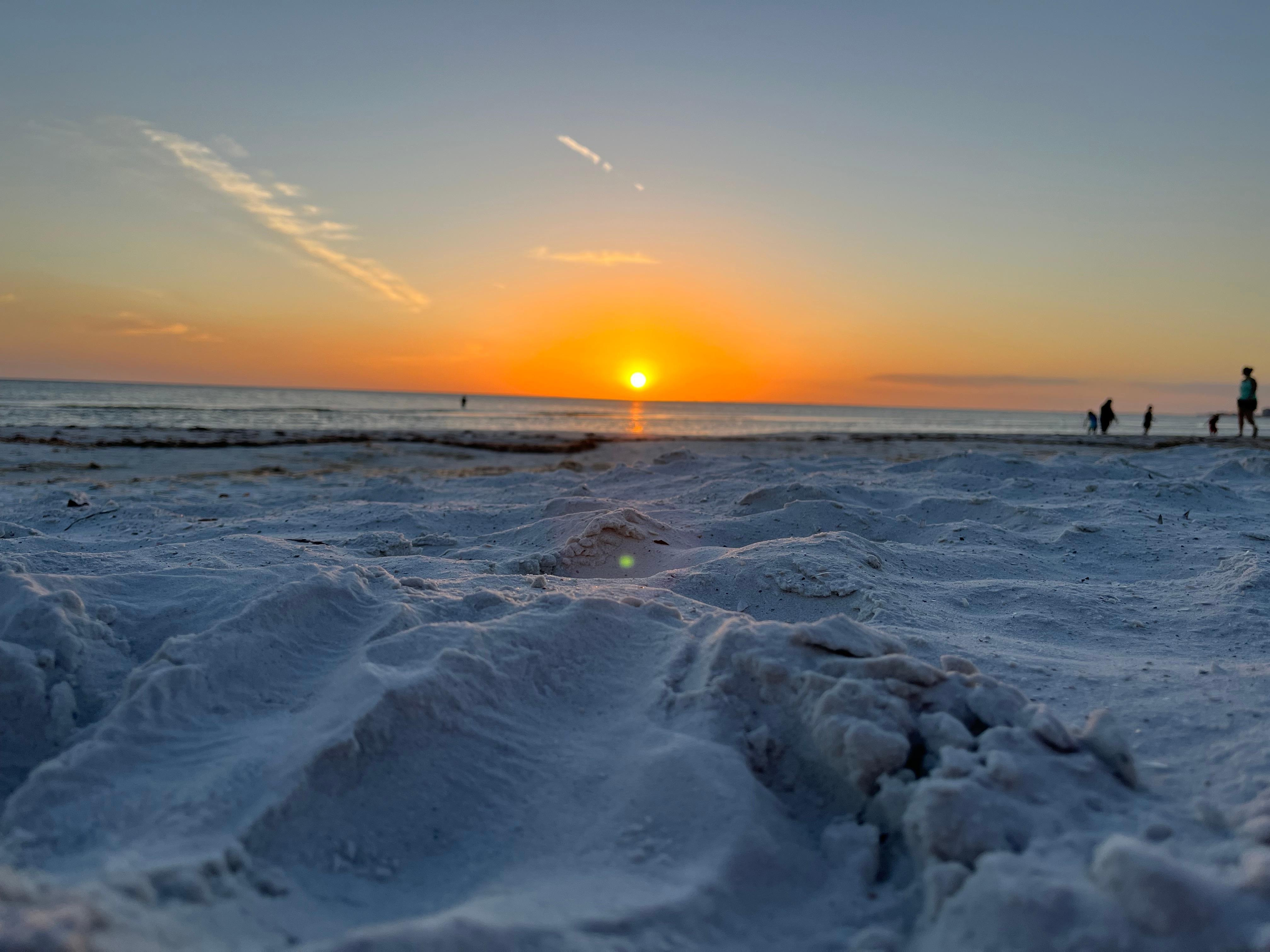 Perfect sunsets steps away