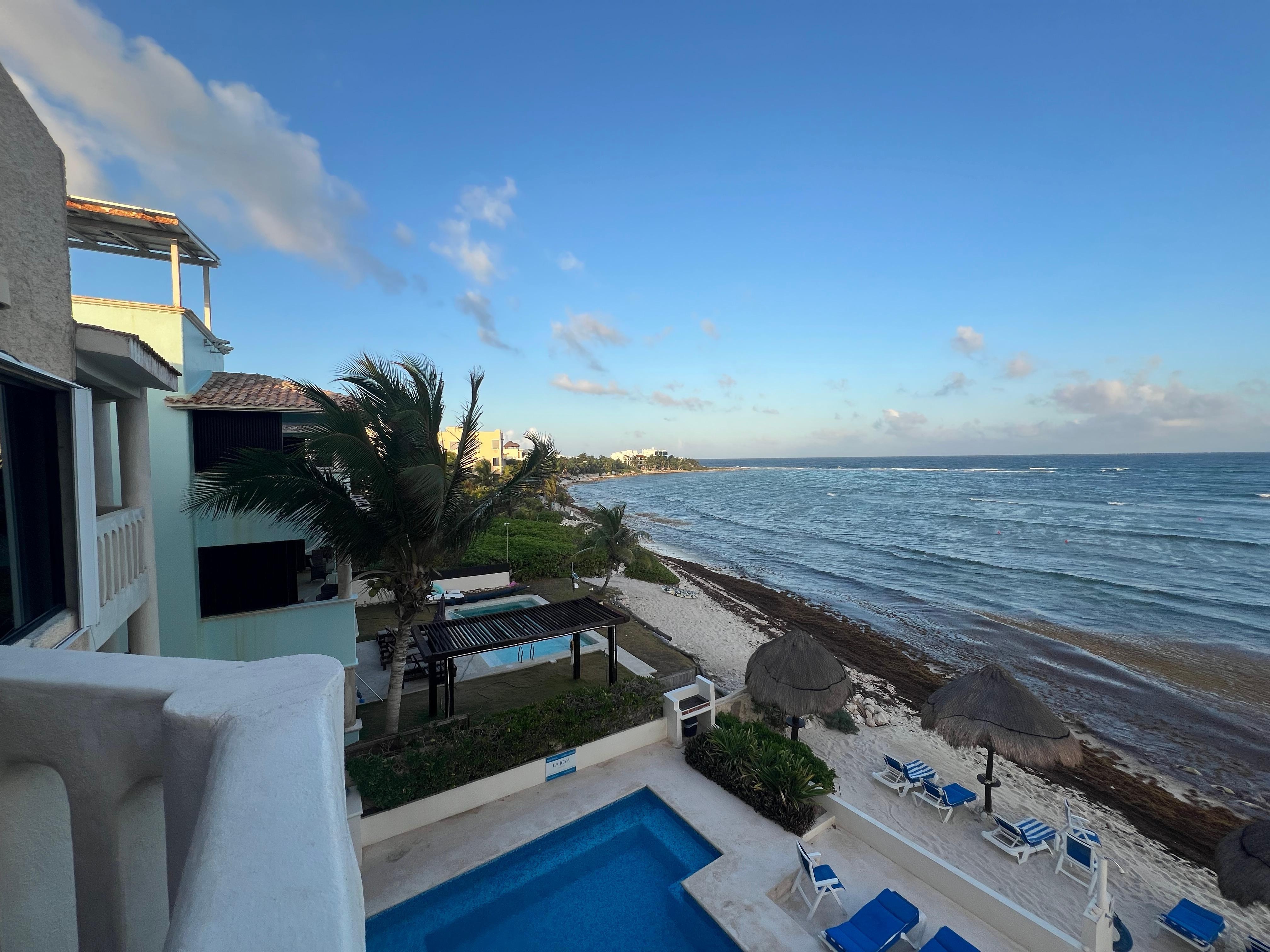 View from balcony to the north