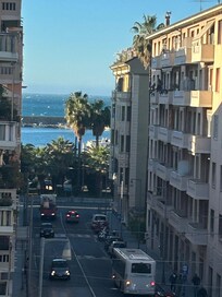 The Mediterranean from the balcony.