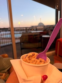 Delicious ice cream.