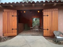 Hay loft.