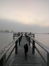 Evening stroll on the boardwalk