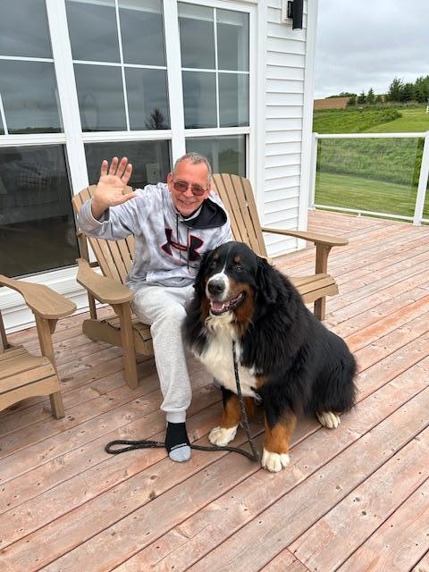 Max saying good bye!