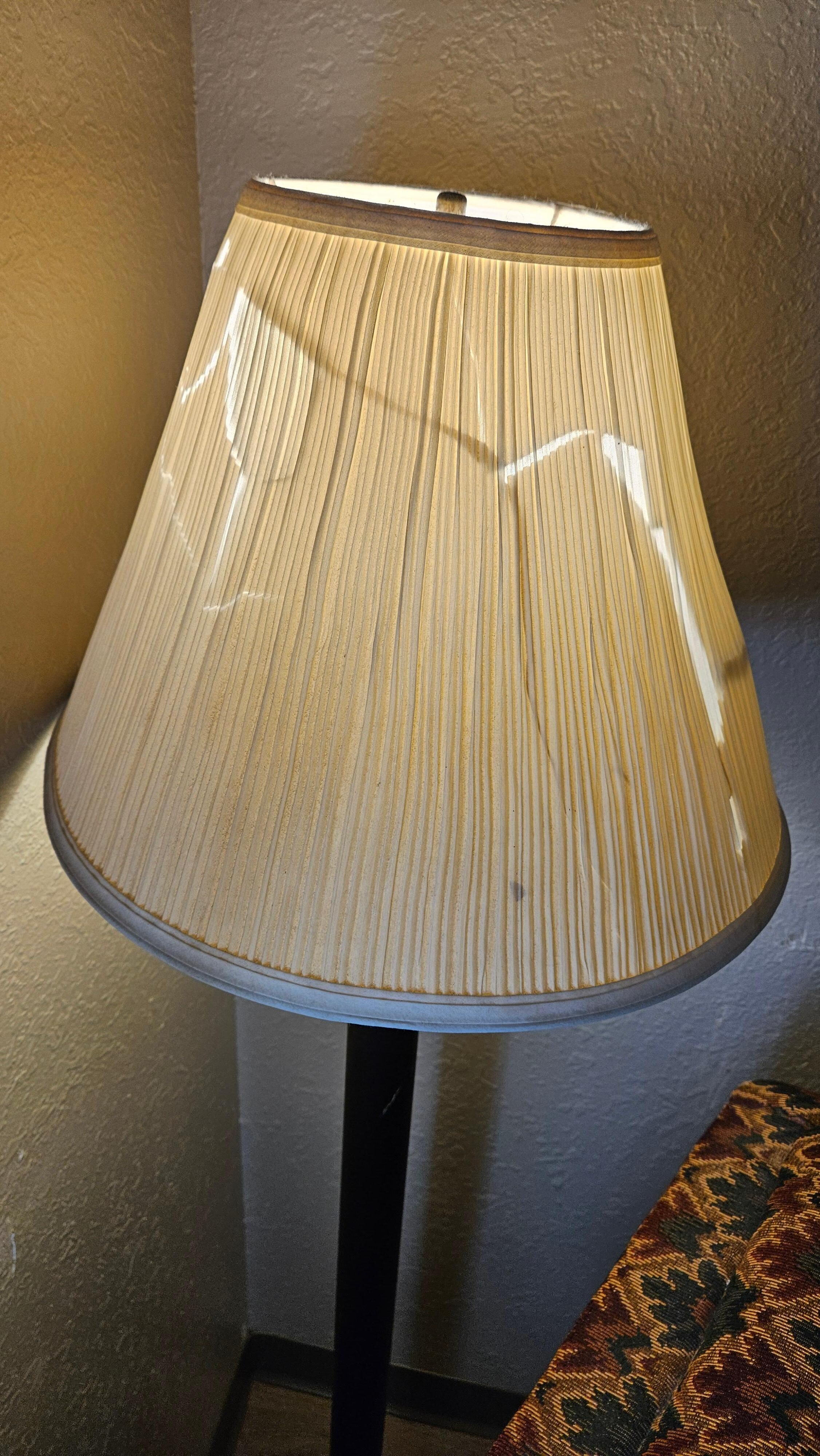 Torn lampshade