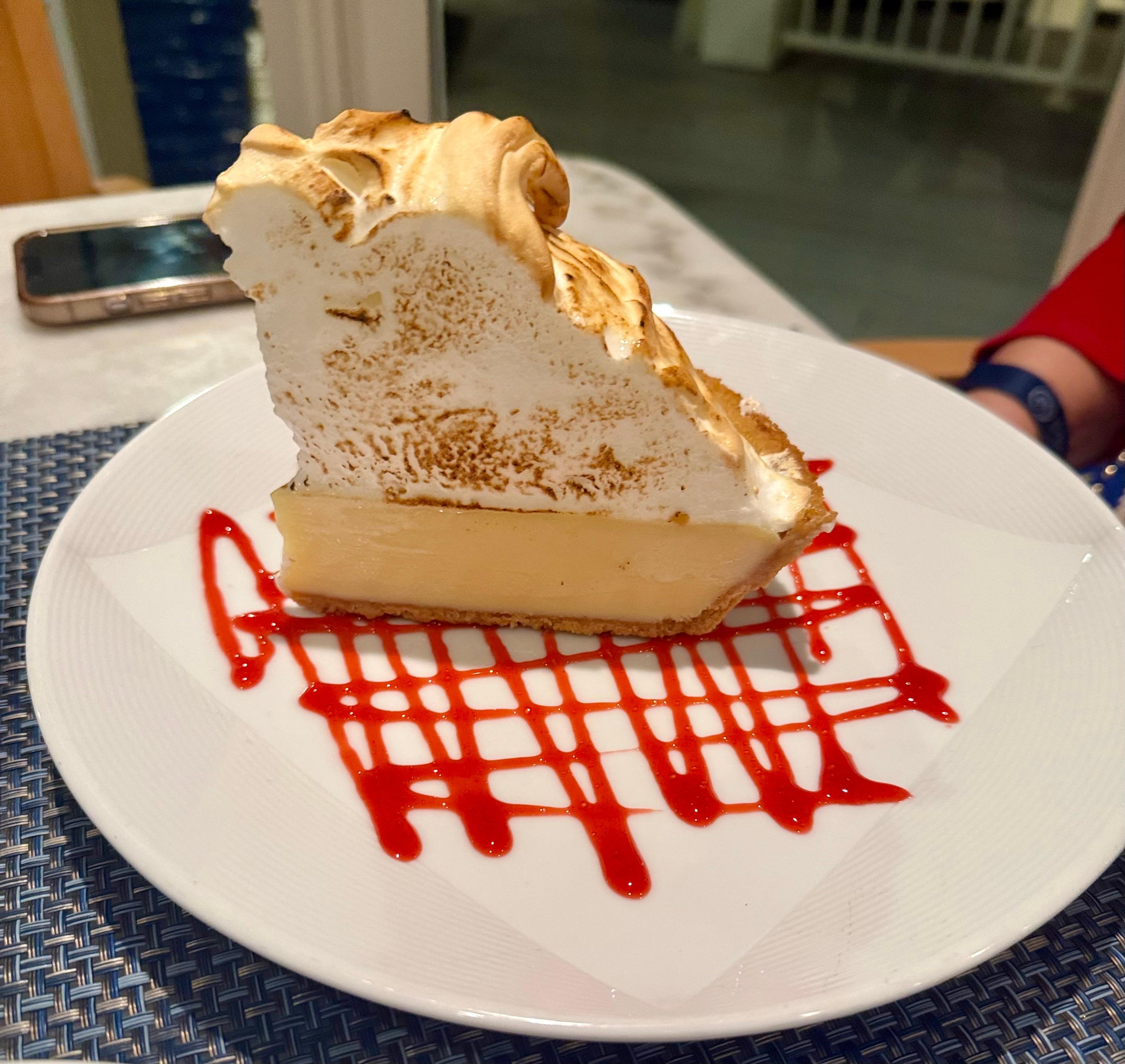 Key Lime pie is delicious. 