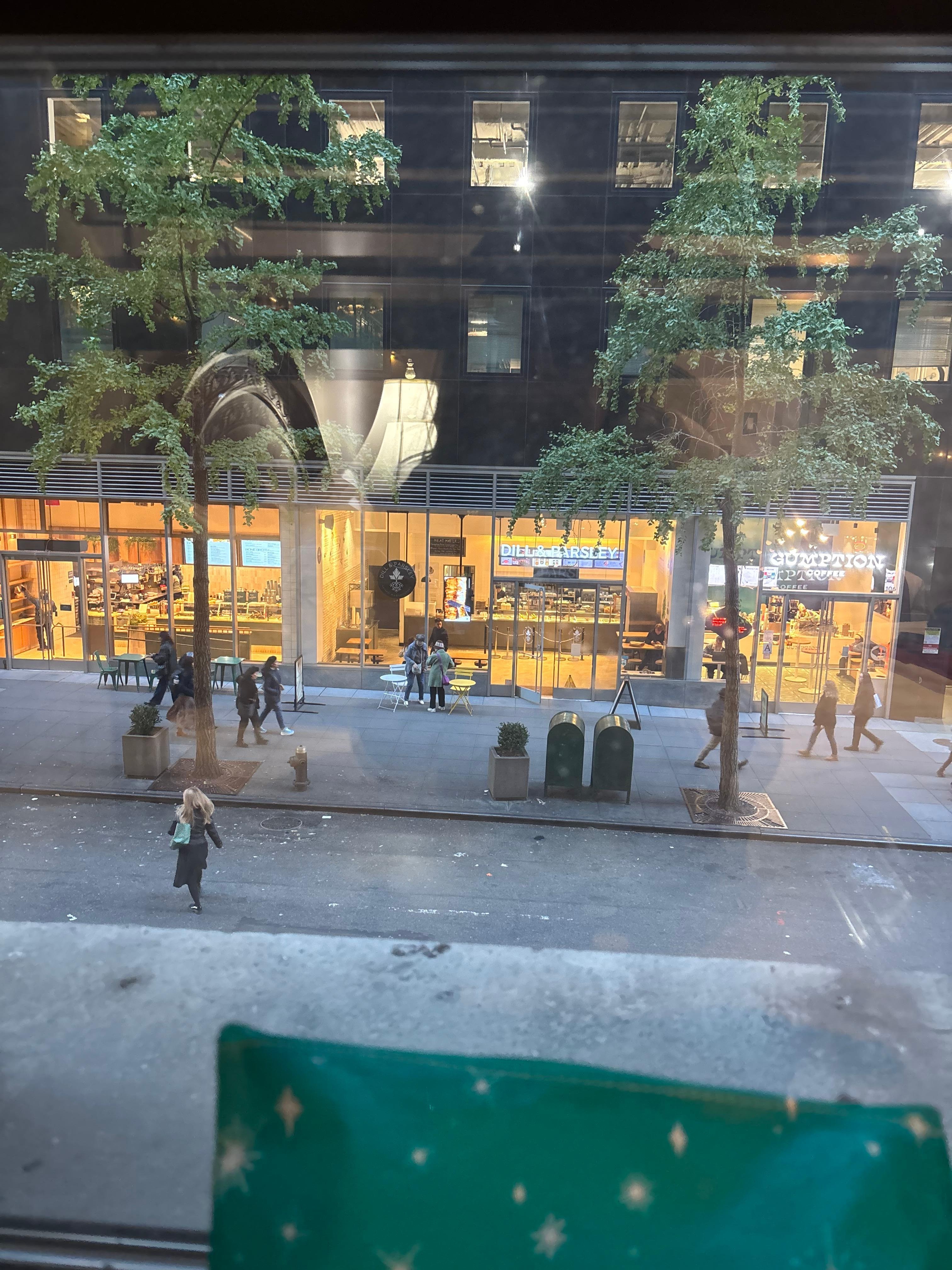 View from 2nd floor room 