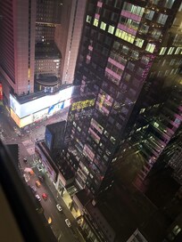 view from room on 44th floor