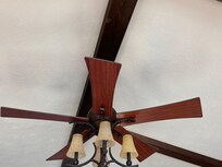 more dust and dirt on the overhead fan