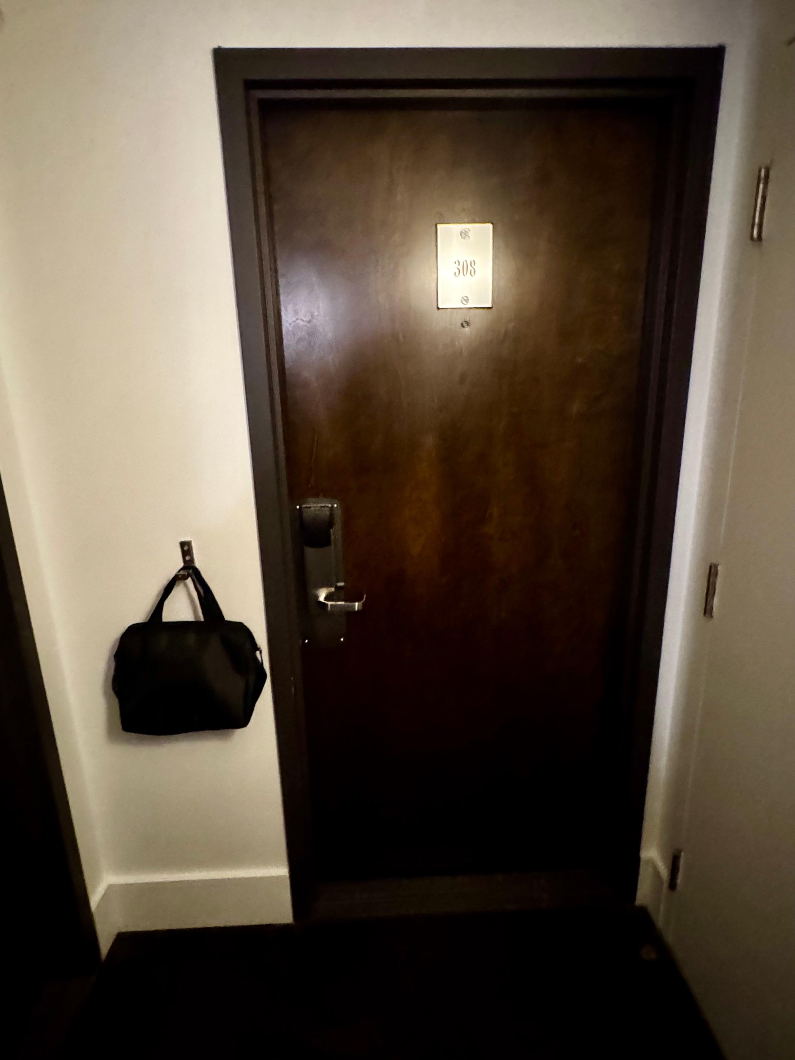 Continental breakfast left outside your door every morning. 