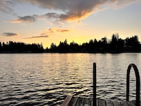 Sunset on the dock
