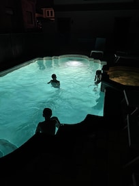 Pool at night