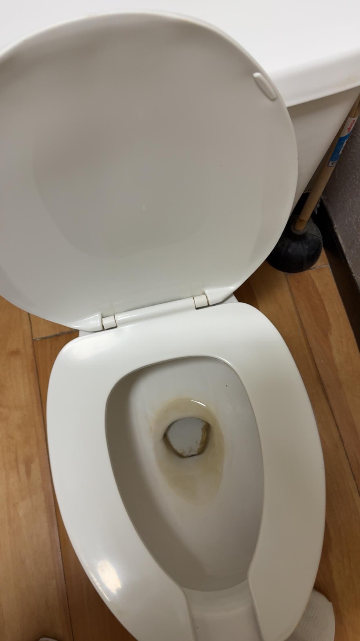 Dirty toilet
