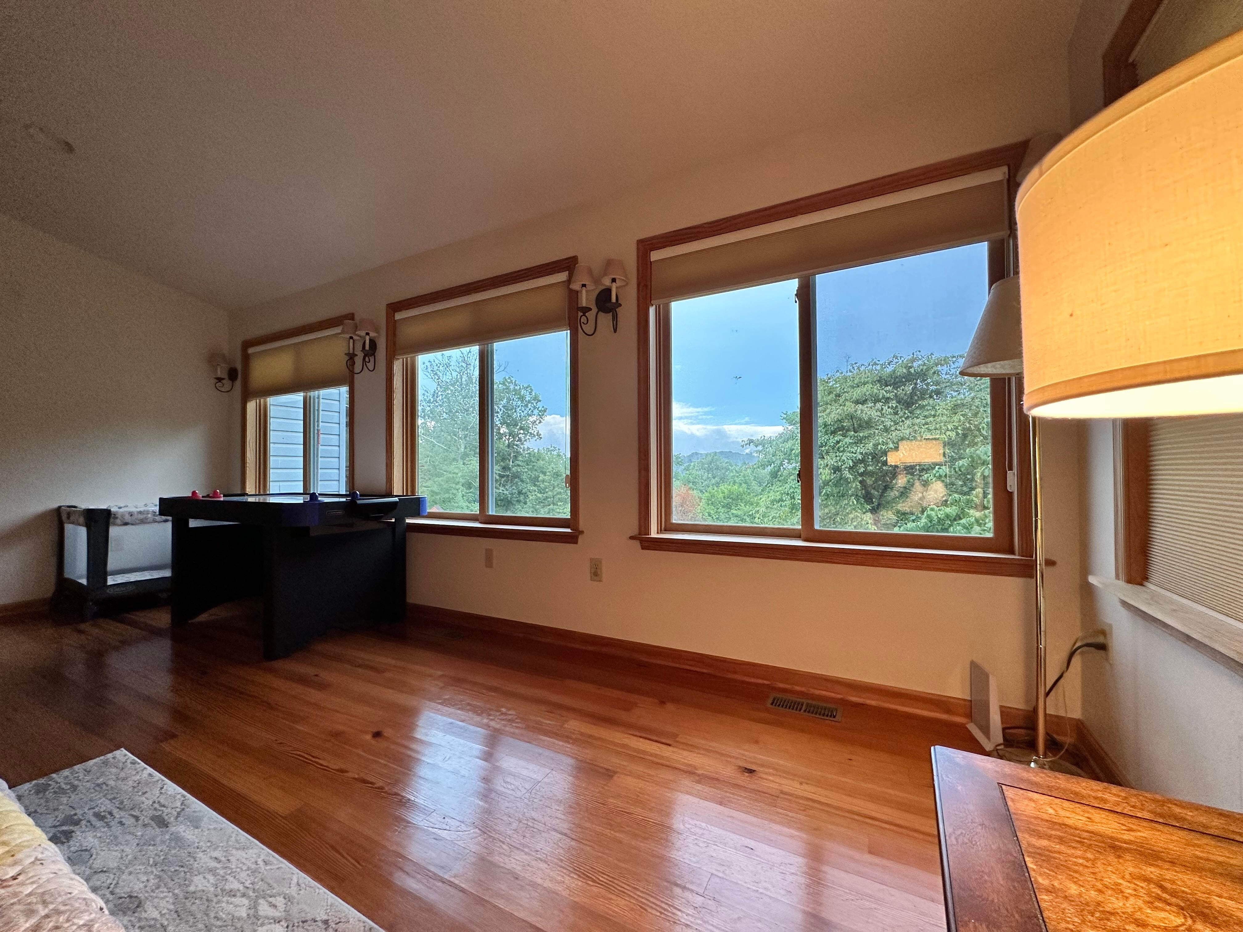 view from the master bedroom