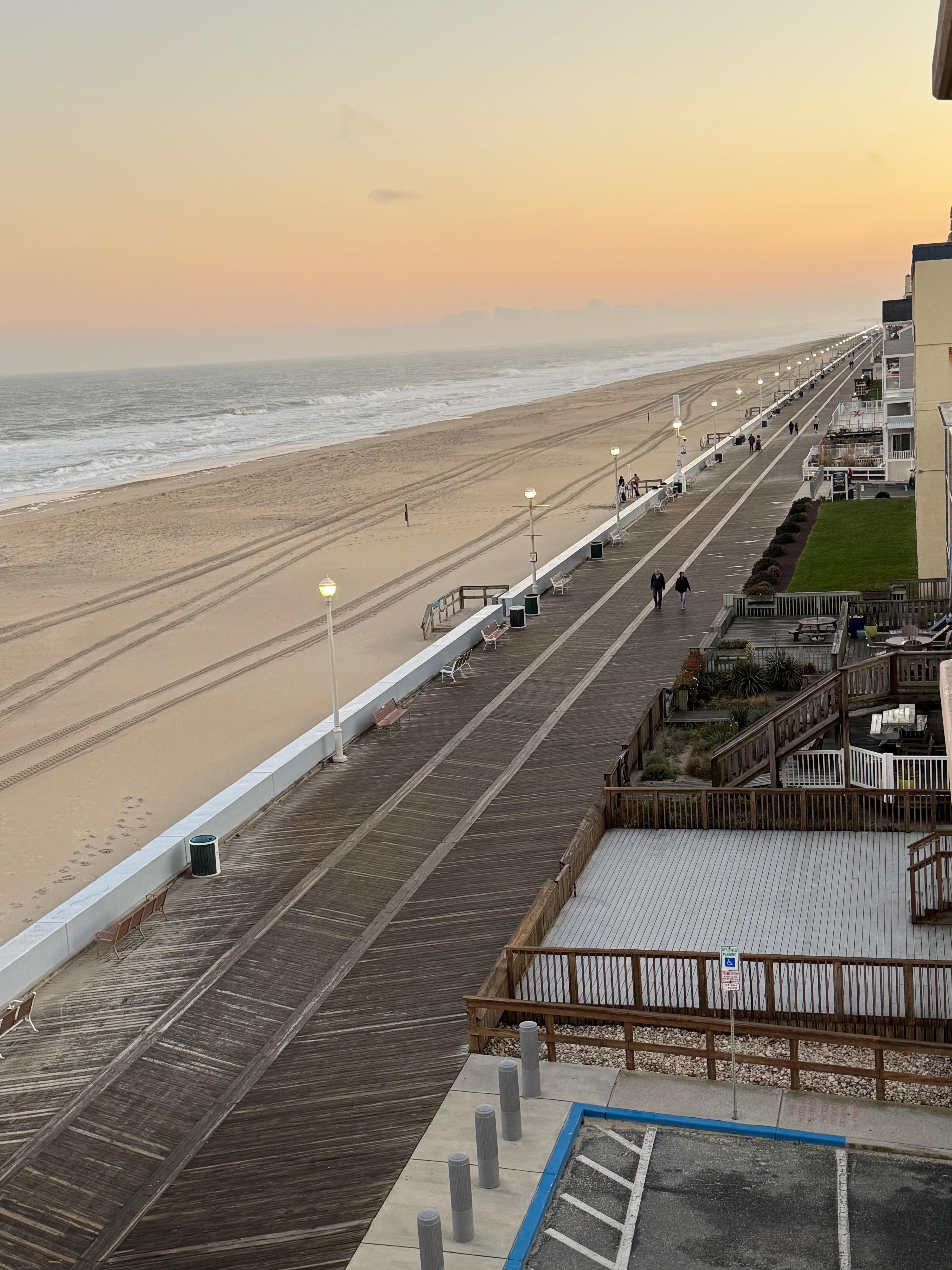 Boardwalk view from the balcony