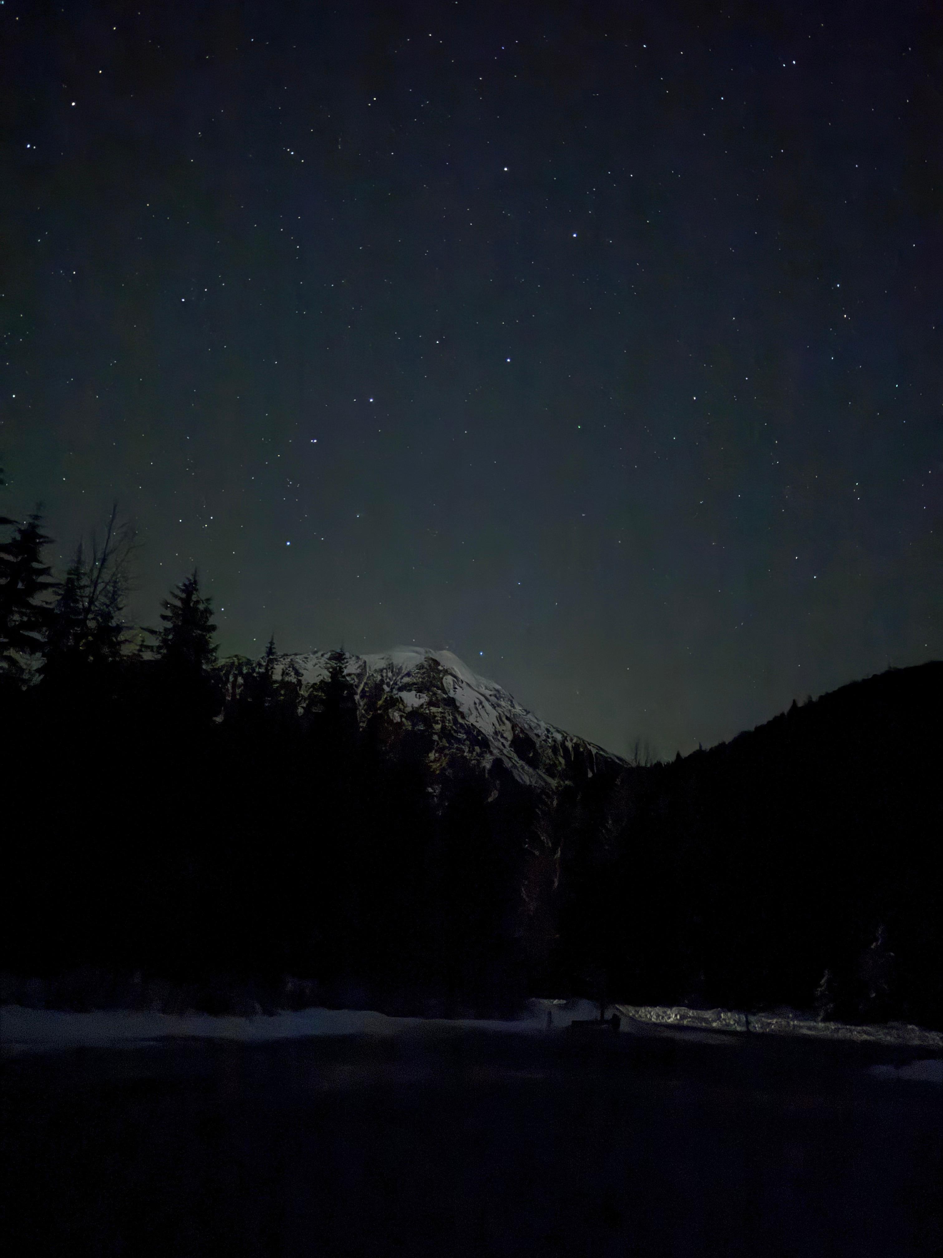 A great view of the night sky by Skater’s Cabin