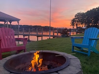 Sunset off the dock.