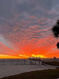 Gorgeous sunset we caught the first night.