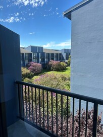 Balcony view of courtyard
