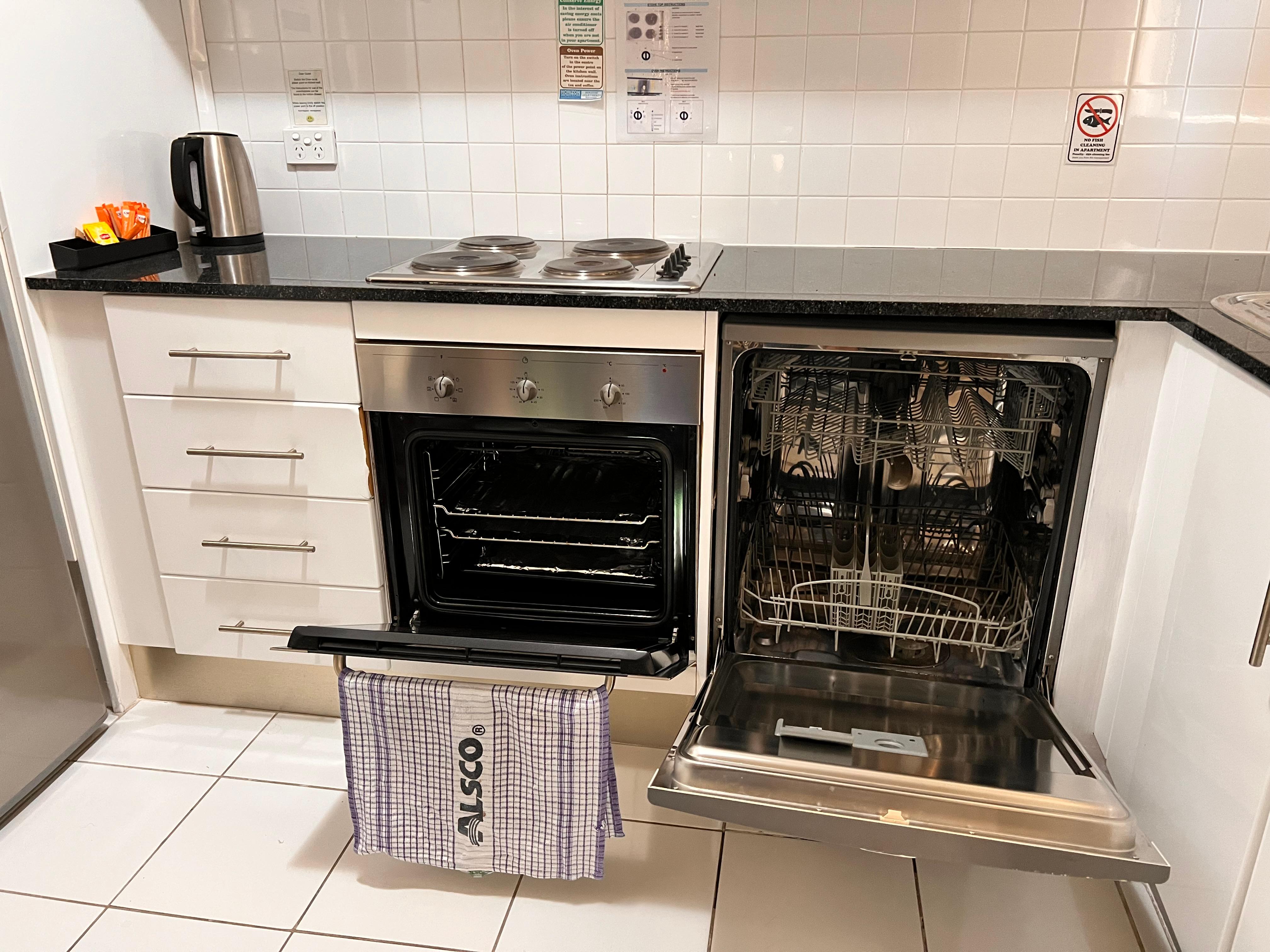 dishwasher oven n stovetop