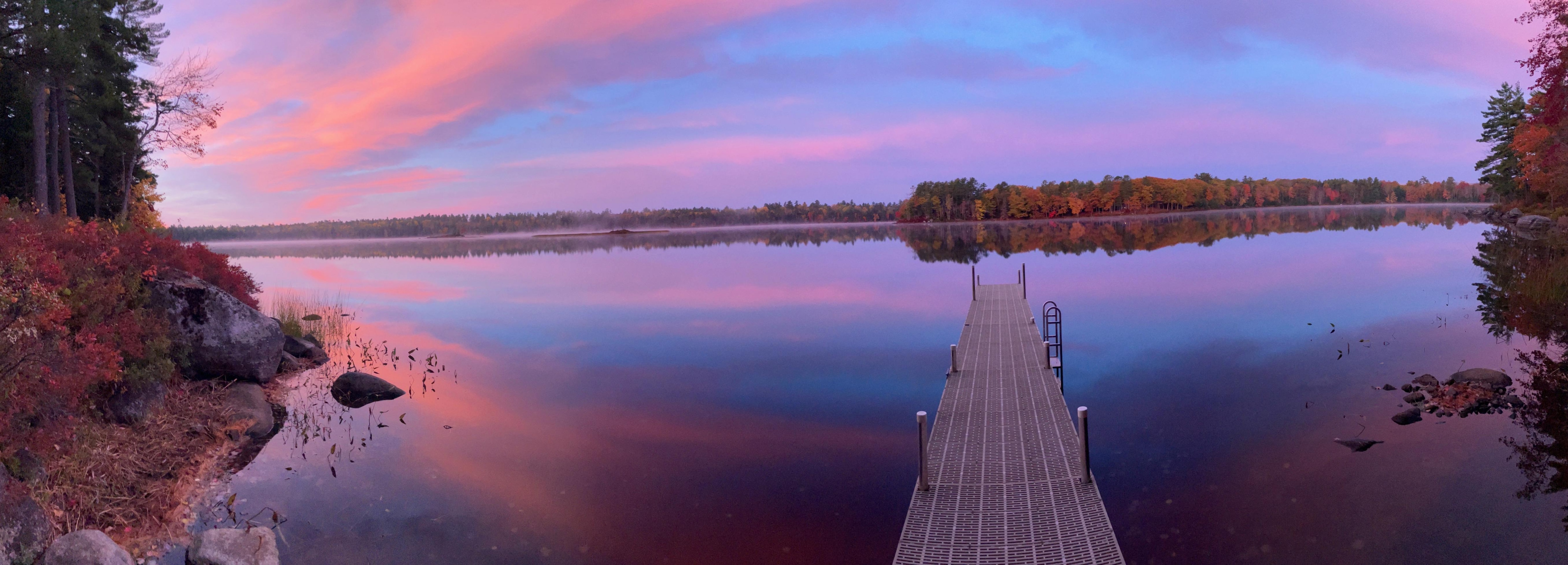 Amazing sunrise from the dock!