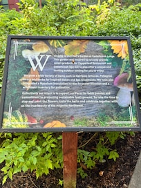 Garden on premises.
