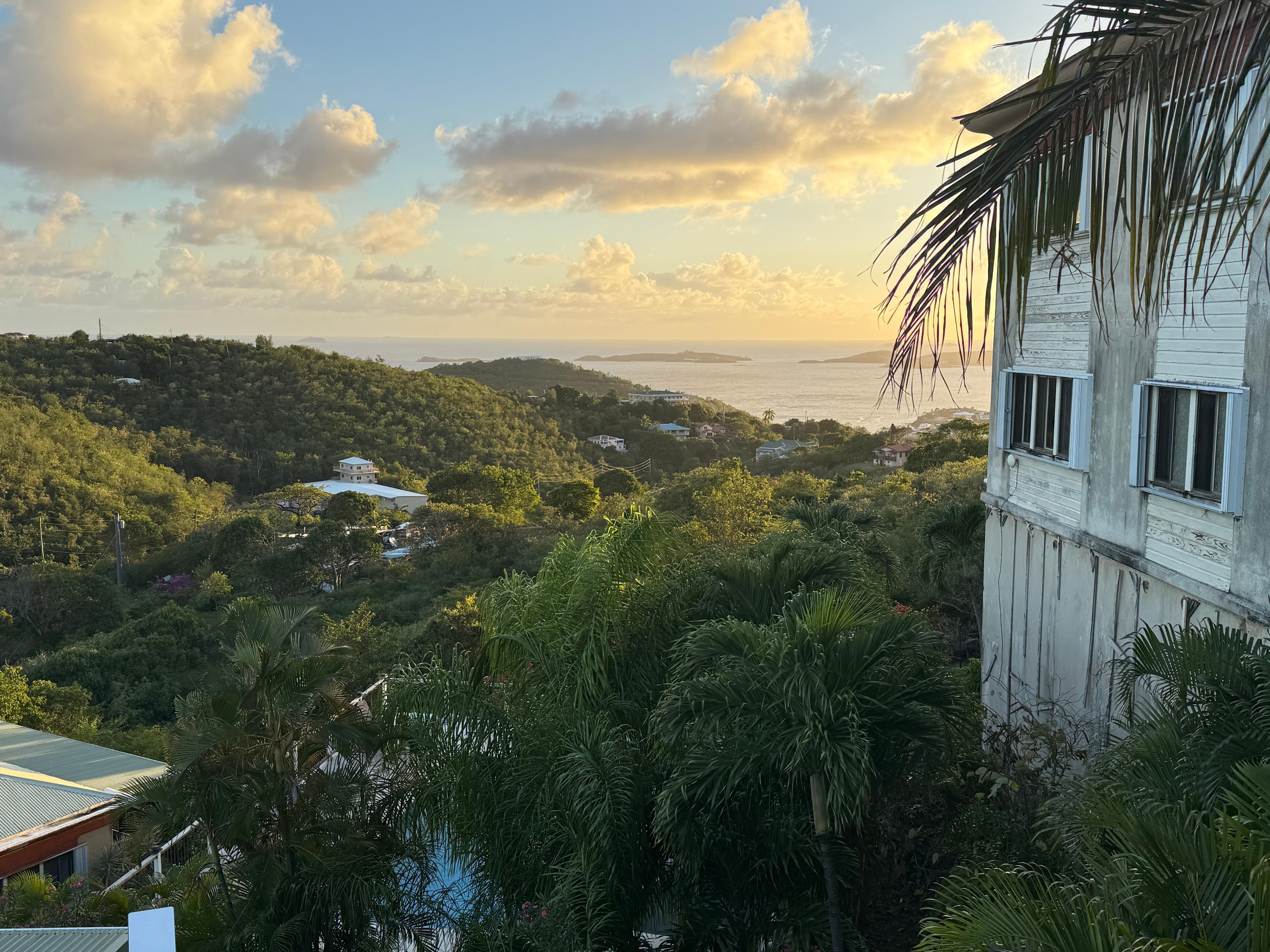 View from the large deck