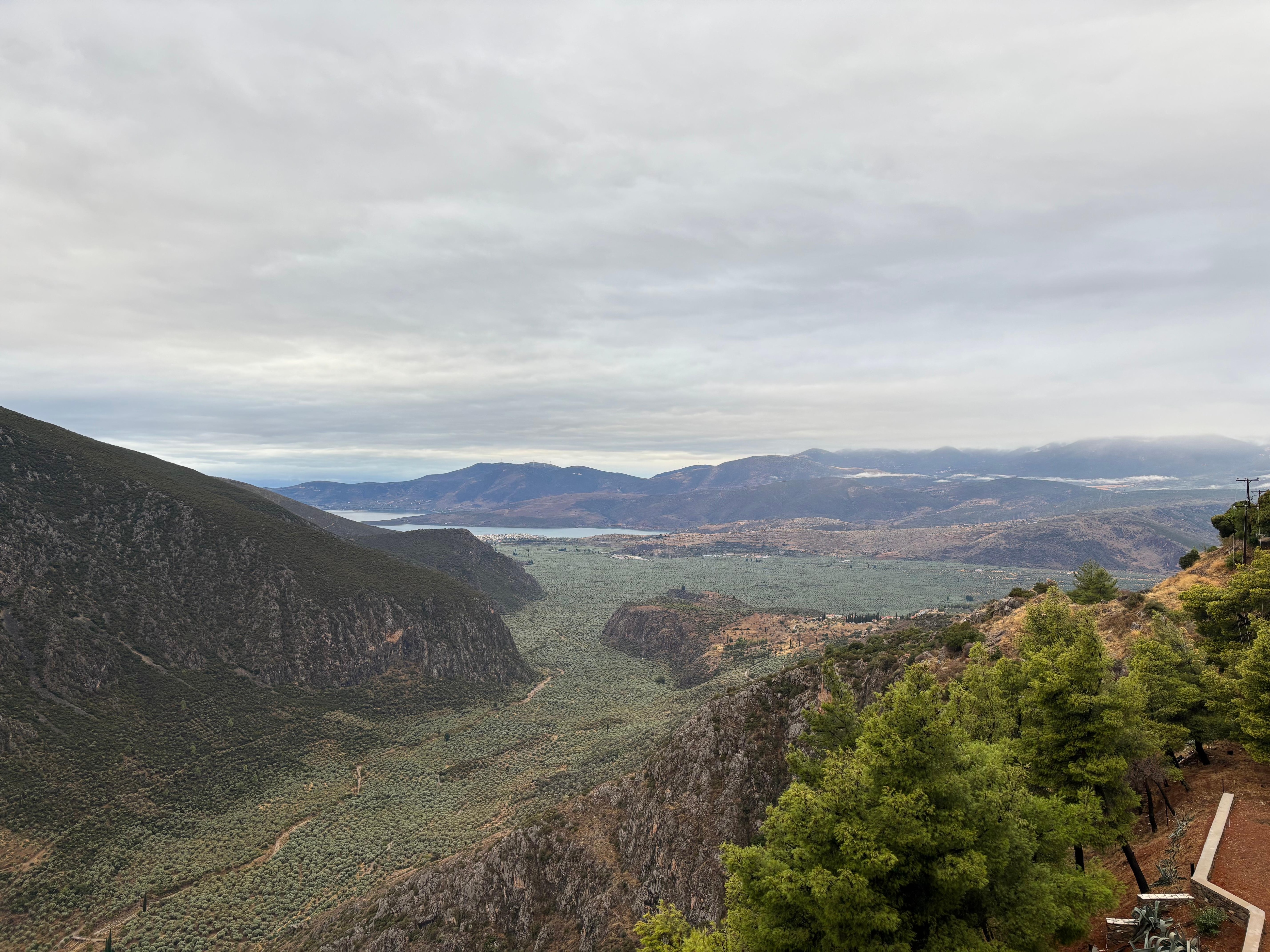 View from the balcony. 