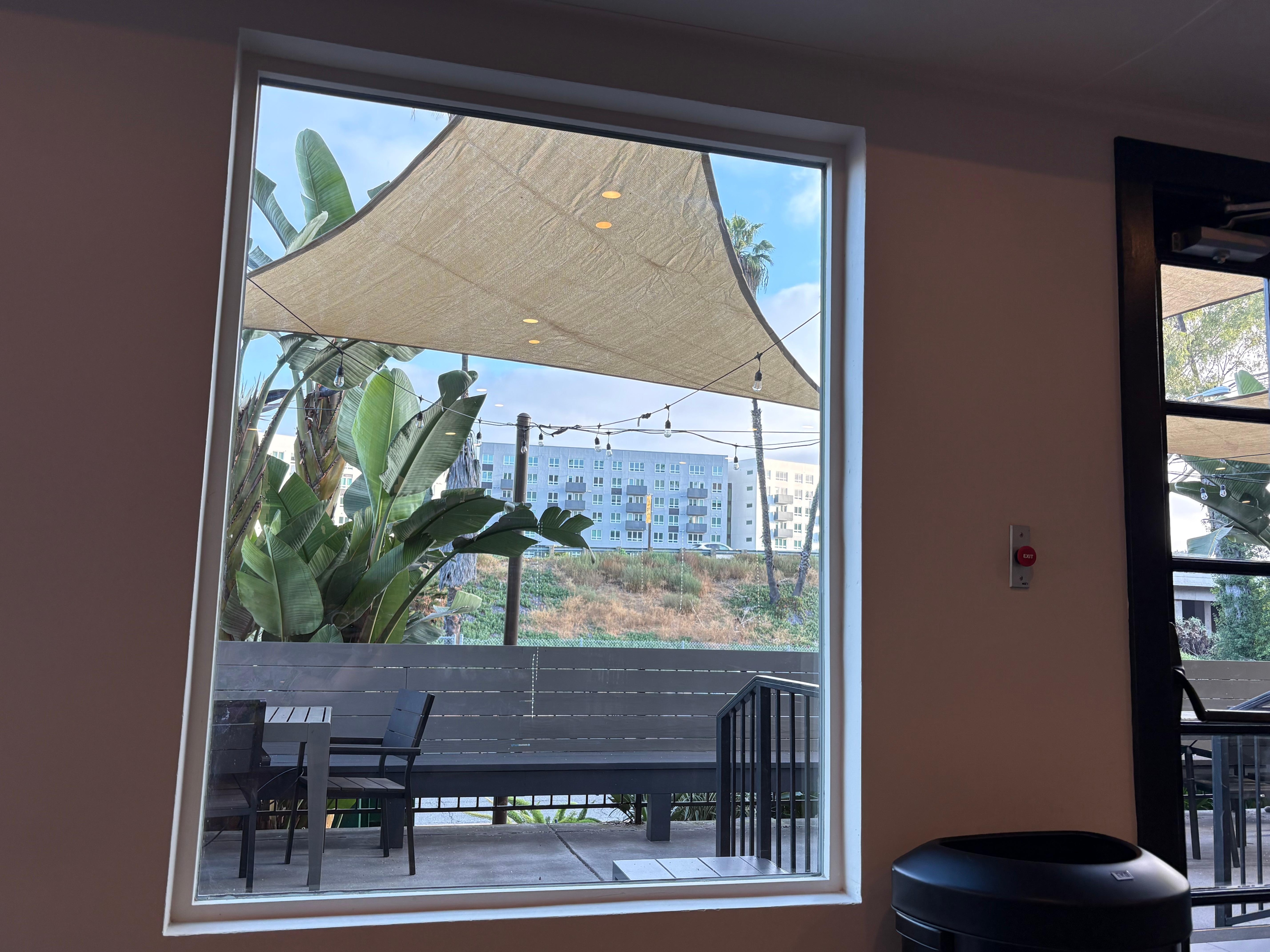 View inside the lounge