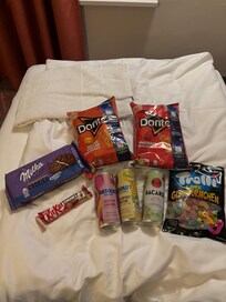 Snacks from the gas station
