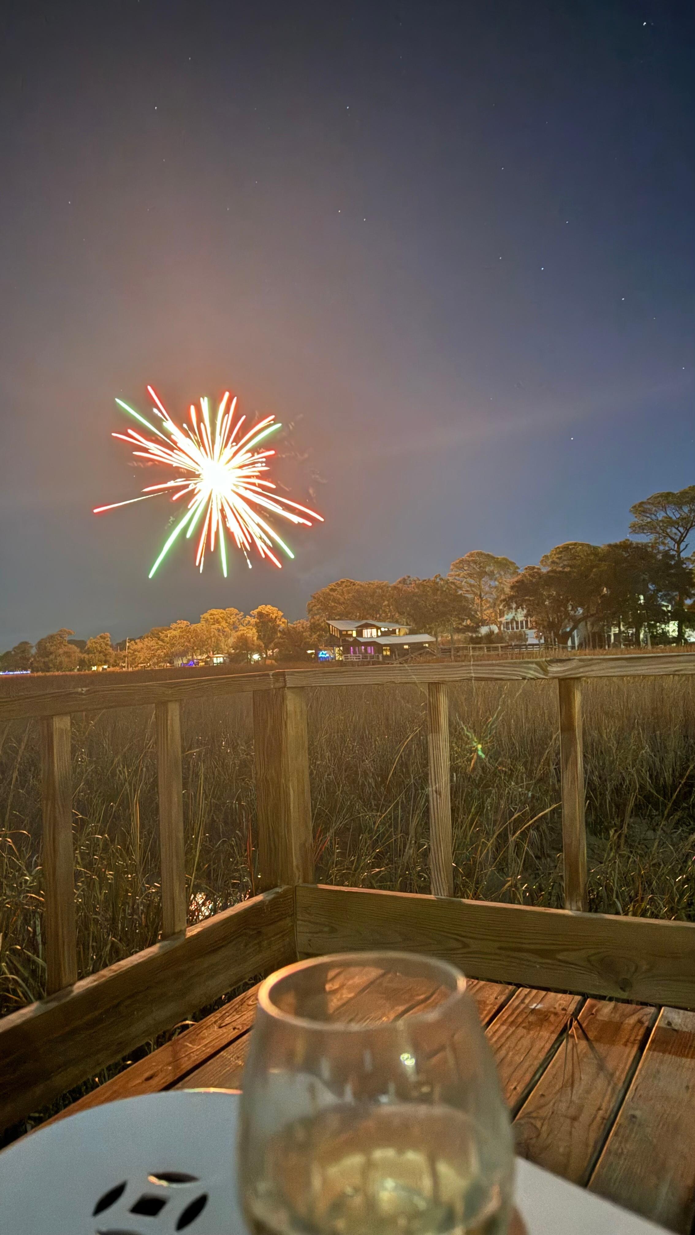 Fireworks on New Years Eve