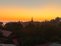 View from room at dawn