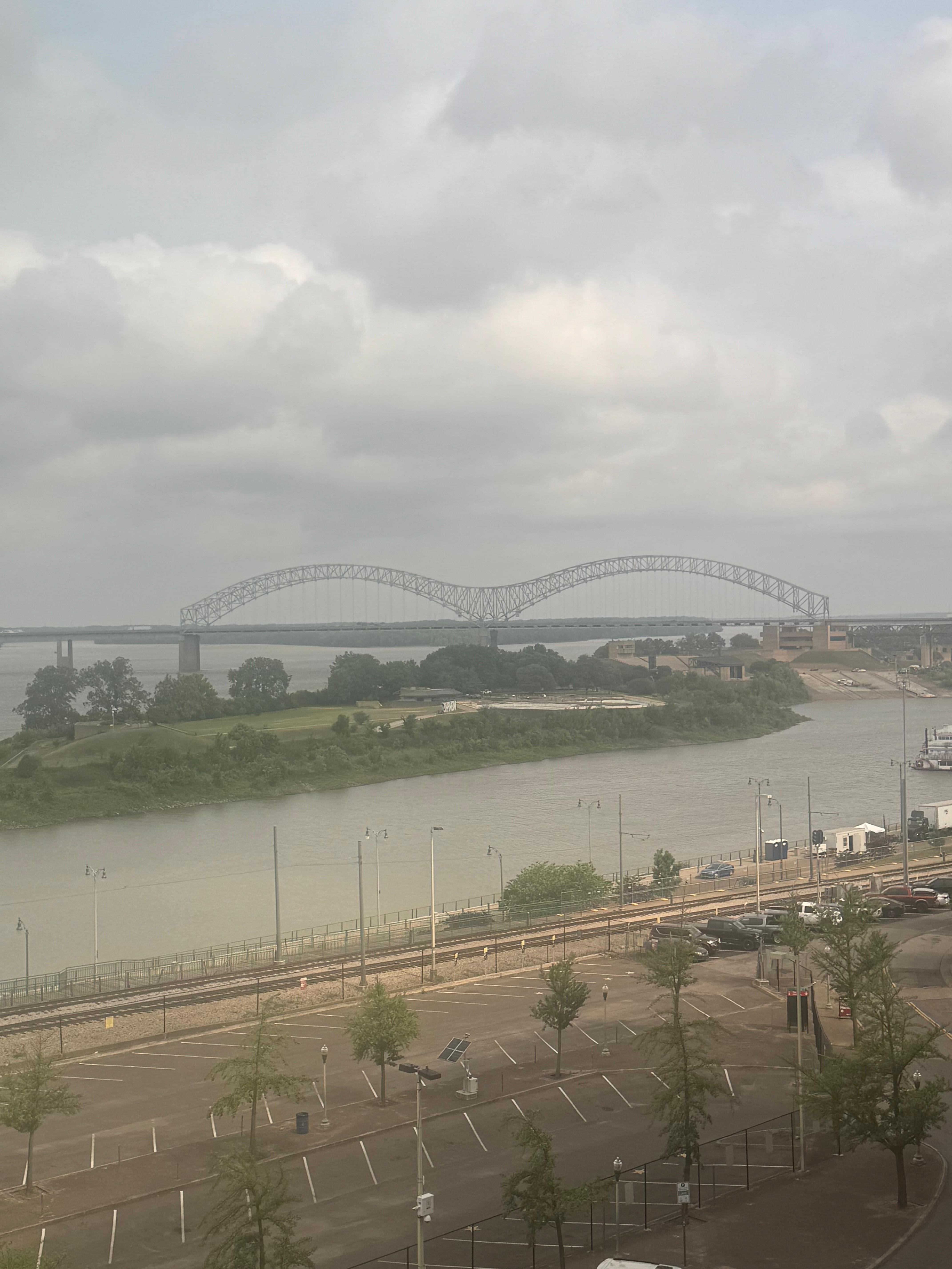 At night the bridge is lit up and is so beautiful. 