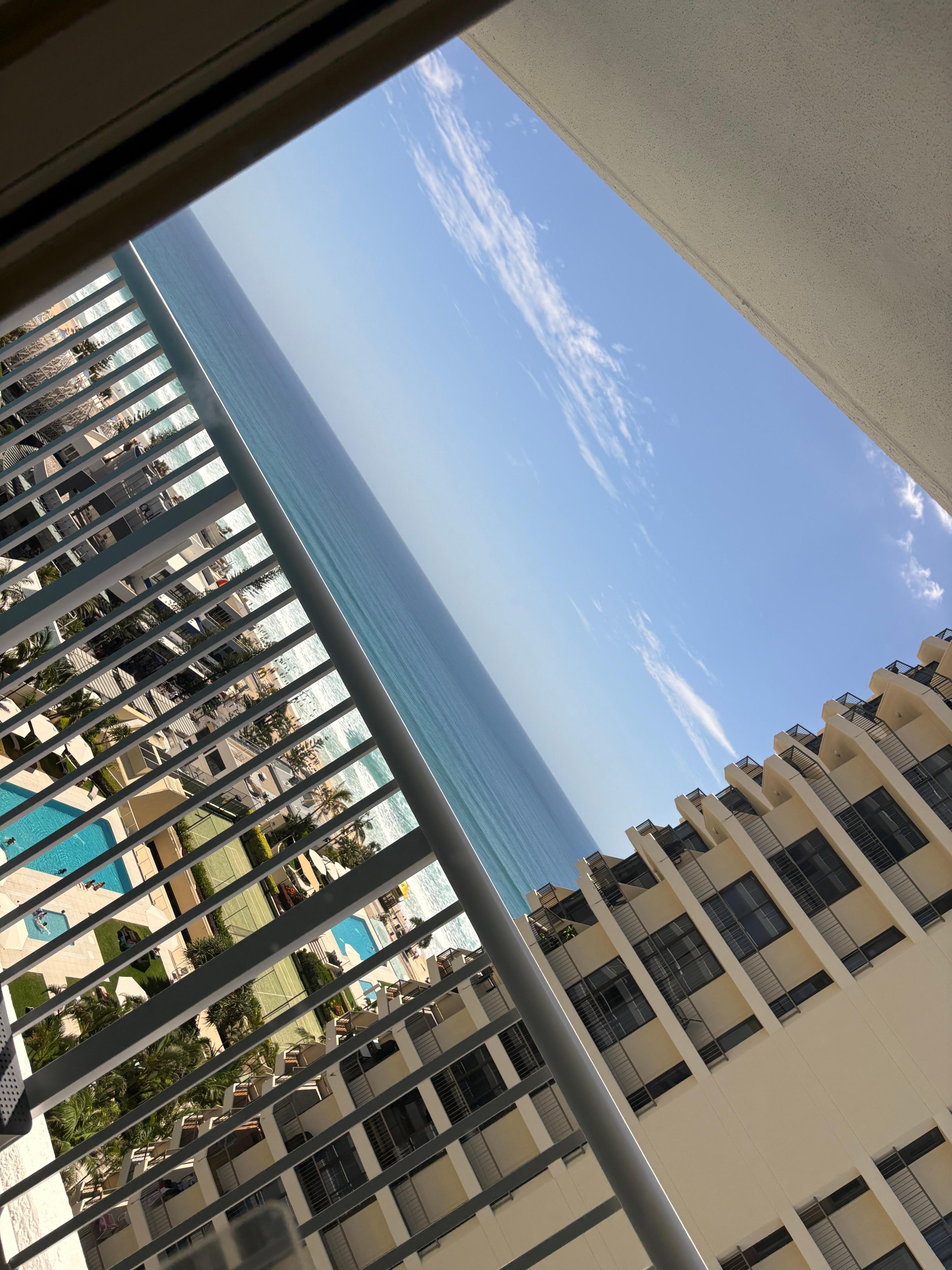 Gorgeous view from main room up close